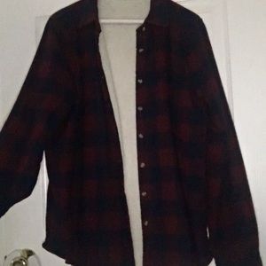 Flannel with Sherpa lining
